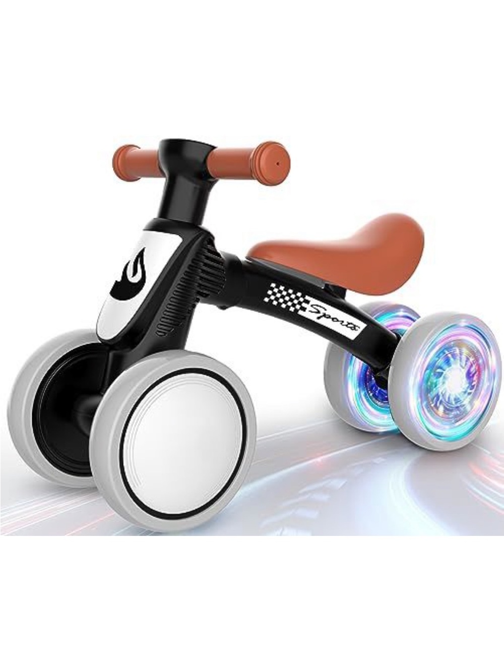Kids Ride-On Walker Trike in pink - Lightweight Toddler Balance Bike